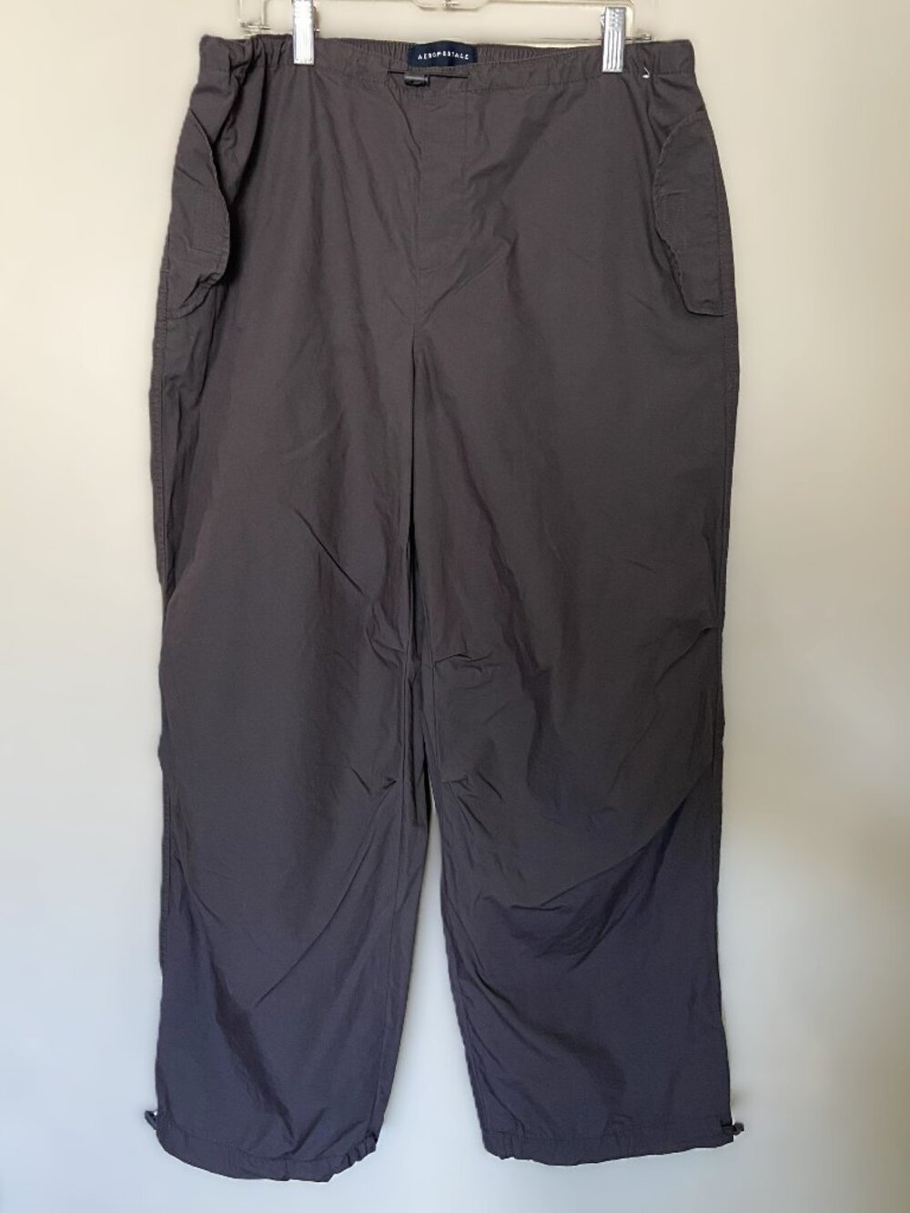 AEROPOSTALE parachute pants size M Grey 100% cotton